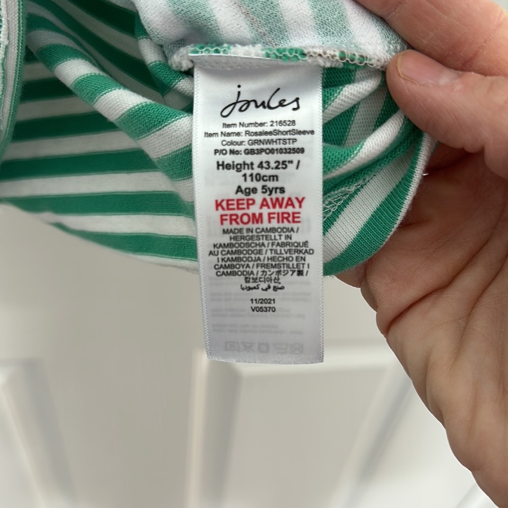 Joules Kids Bunny Dress - Picture 6 of 6